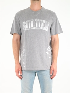 골든구스 남자 티셔츠 반팔티 Grey GMP01022