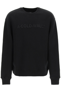어콜드월 남자 상의 loopback cotton sweatshirt with embroidered logo ACWMW043 BLACK