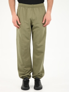 오프화이트 남자 바지 Military green Jogging pants OMCH029F21FLE001
