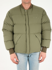 오프화이트 남자 아우터 점퍼 Puffer Arrow green jacket OMED035F21FAB001