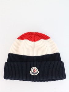 몽끌레어 남자 모자 Tricolor wool cap 3B00002