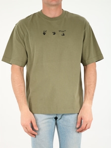 오프화이트 남자 티셔츠 반팔티 OMAA120F21JER011