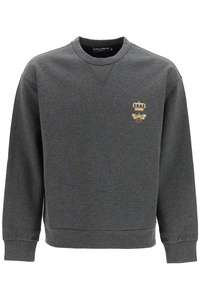 돌체앤가바나 남자 상의 crewneck sweatshirt with embroidery G9VA5Z S8450