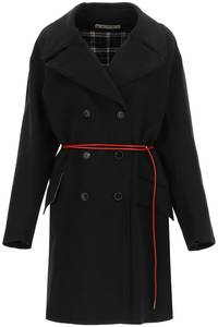 마르니 여성 아우터 점퍼 wool and cashmere pea coat with belt CPMA0172NUUTW912 00N99