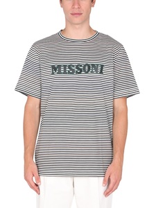 미소니 남자 티셔츠 WITH RUBBER LOGO MUL00037