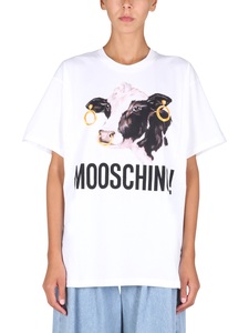 모스키노 여성 오버핏 티셔츠 07075440