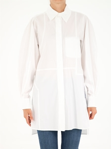 로에베 여성 셔츠 White Patchwork S540Y06X38