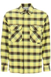 로에베 남자 셔츠 cotton flannel check H526Y05X07 8101