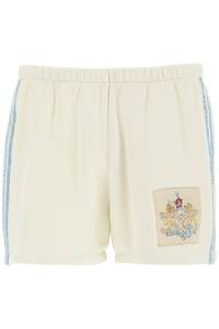 LIBERAL YOUTH MINISTRY 남자 바지 logo sport shorts with crystals SH04BCRL 04